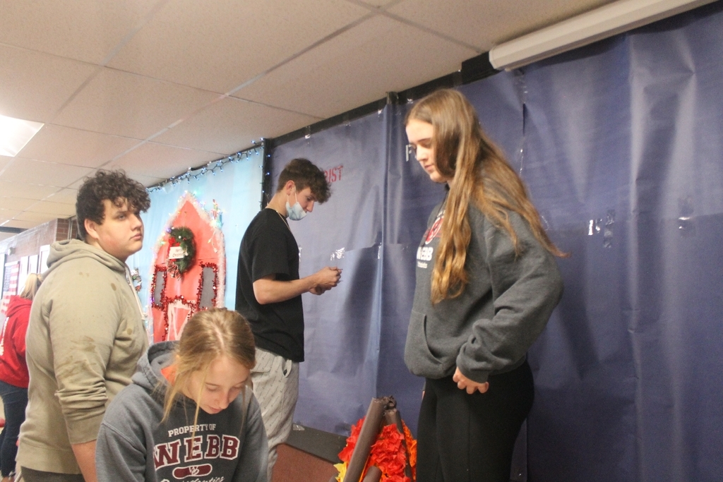 Praticing our painting skills