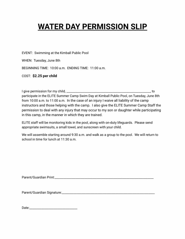 Permission Slip